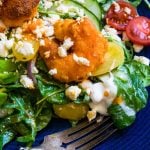 Crispy Buffalo Shrimp Salad