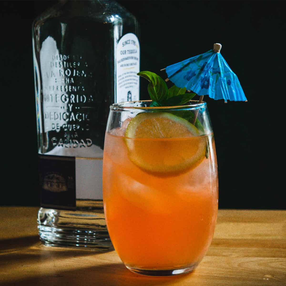 Guava, Nectarine & Basil Tequila Refresher
