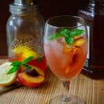 Nectarine & Basil Bourbon Spritz