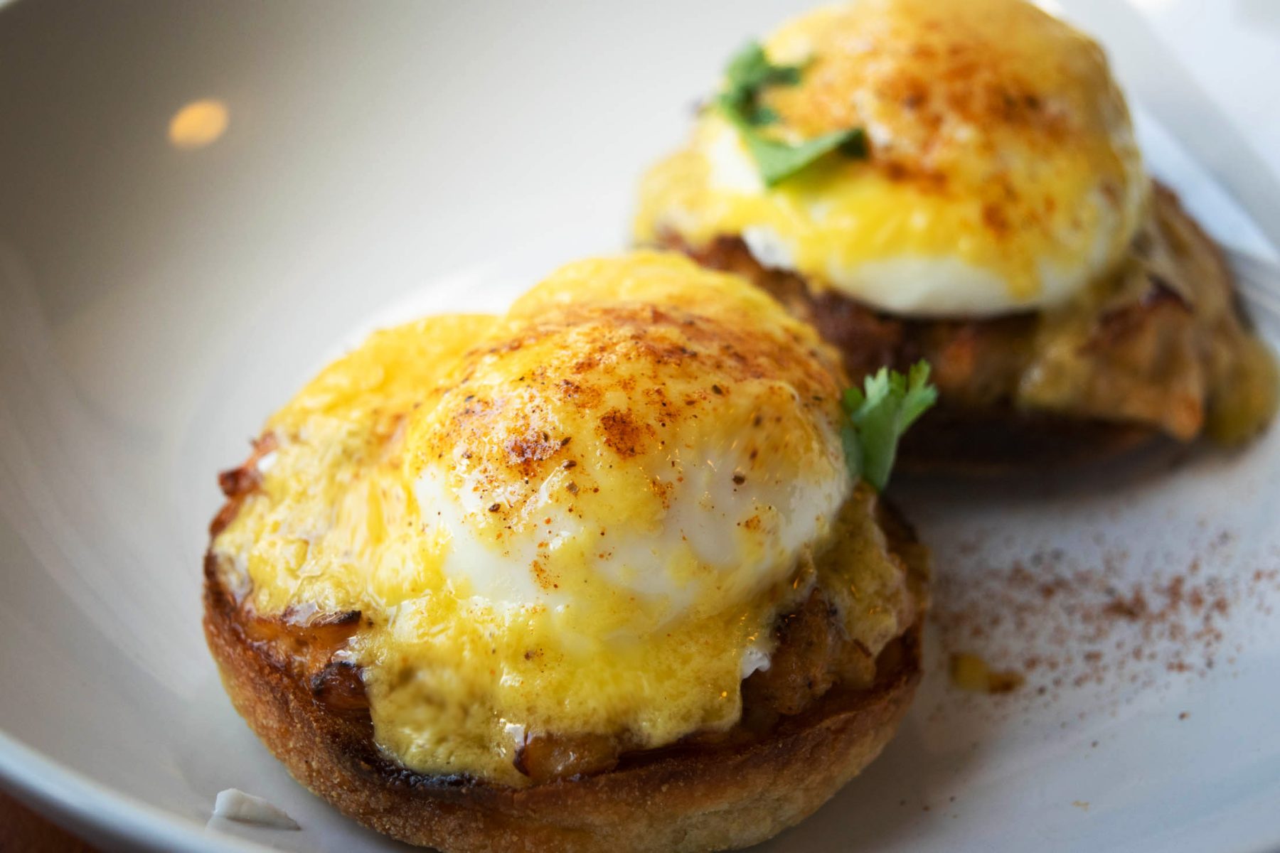 Crab Imperial Eggs Benedict with Old Bay Hollandaise Jawns I Cooked