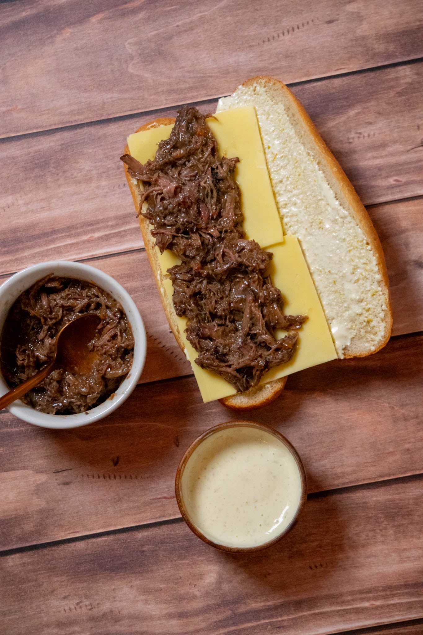 Leftover Pot Roast Sandwiches with Horseradish Mayo