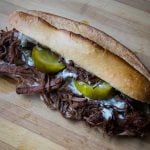 Pot Roast Grinder Sandwiches
