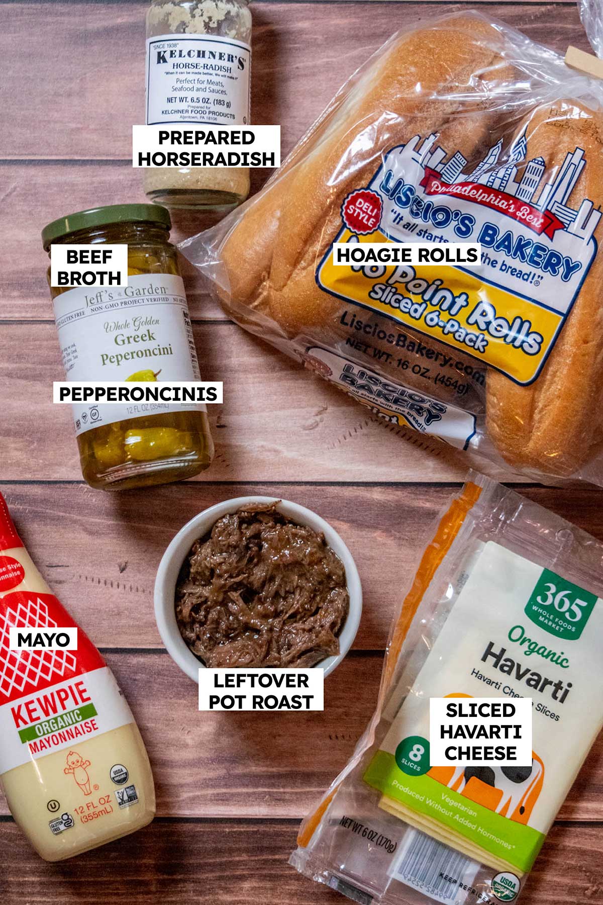 Pot Roast Sandwiches Ingredients 