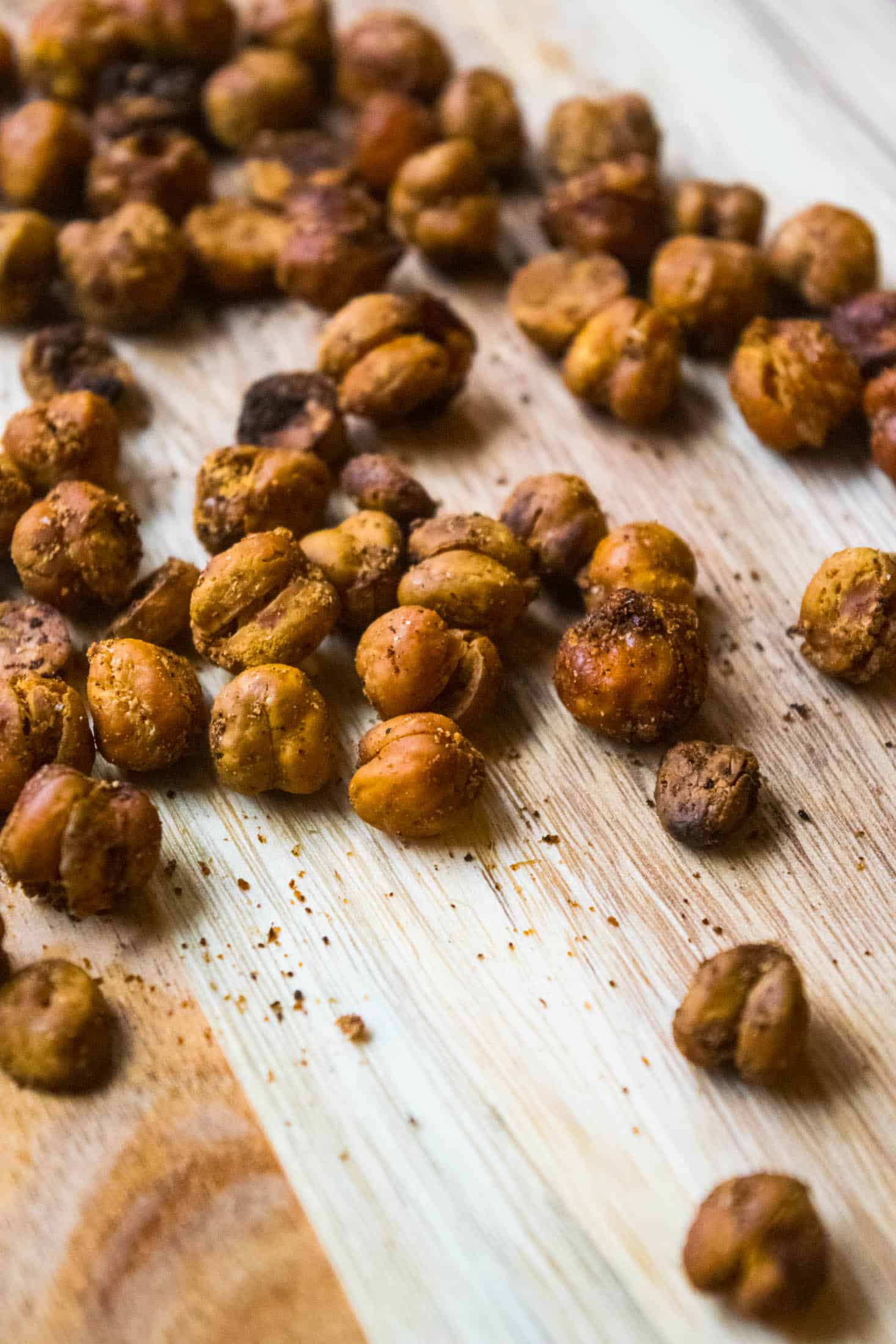 crispy baked chickpeas
