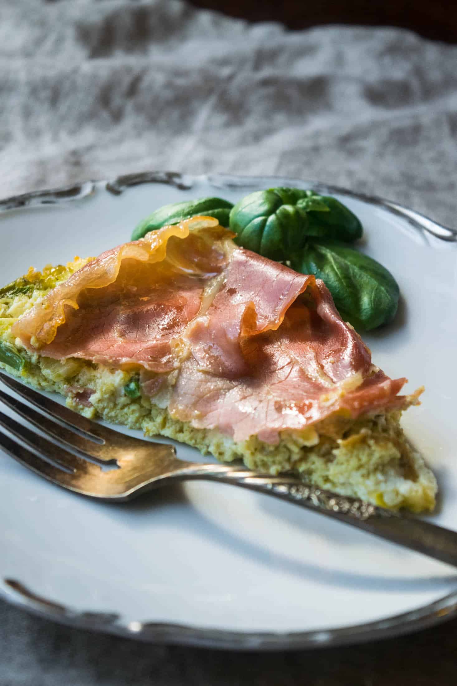 Prosciutto Pesto Eggs (Frittata Style) Jawns I Cooked