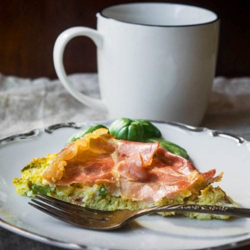 Prosciutto Pesto Eggs (Frittata Style) Jawns I Cooked