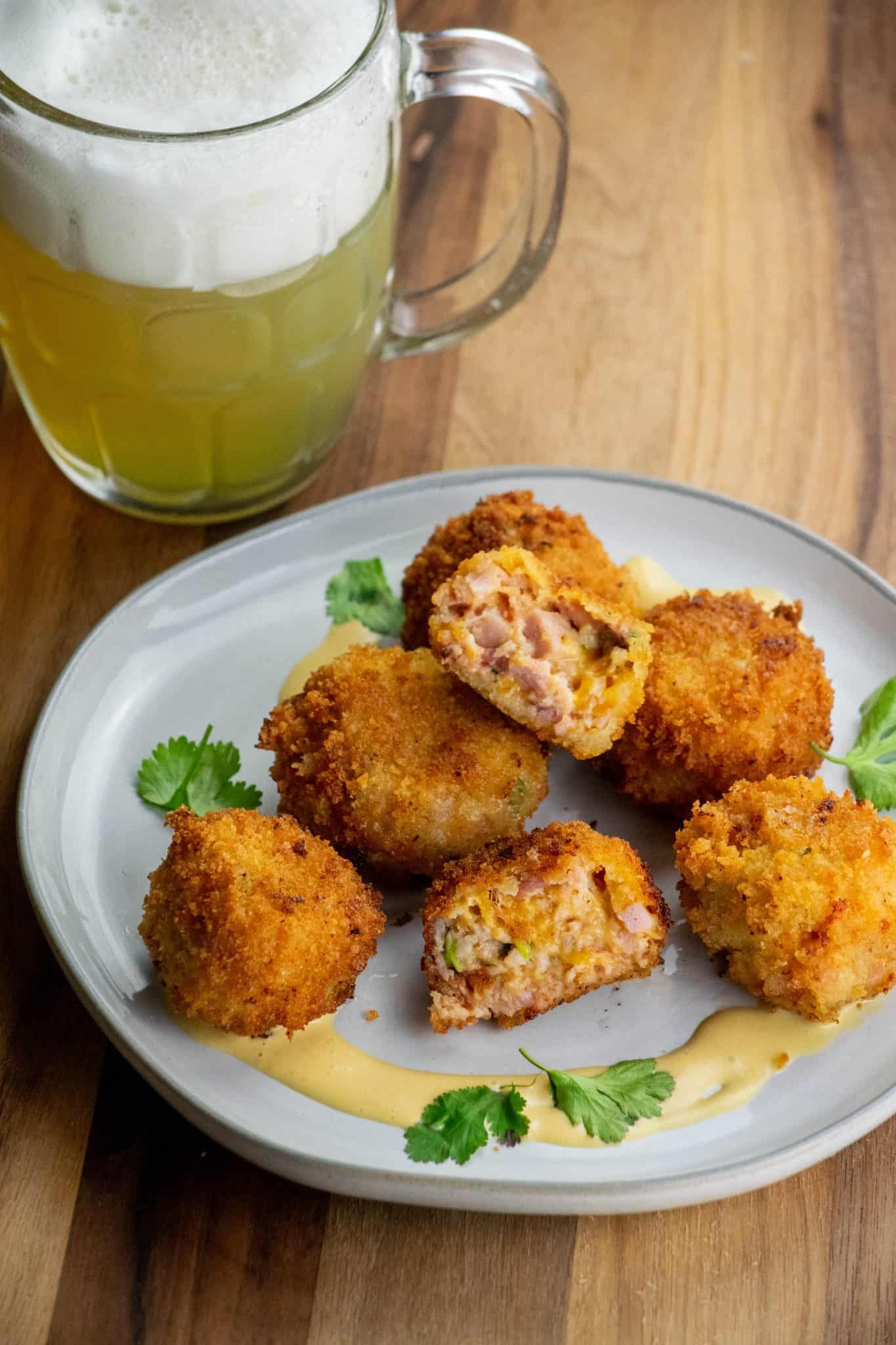 Ham and Cheese Croquettes Jawns I Cooked