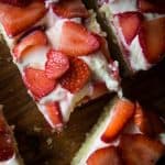 Frosted Strawberry Yogurt Cake