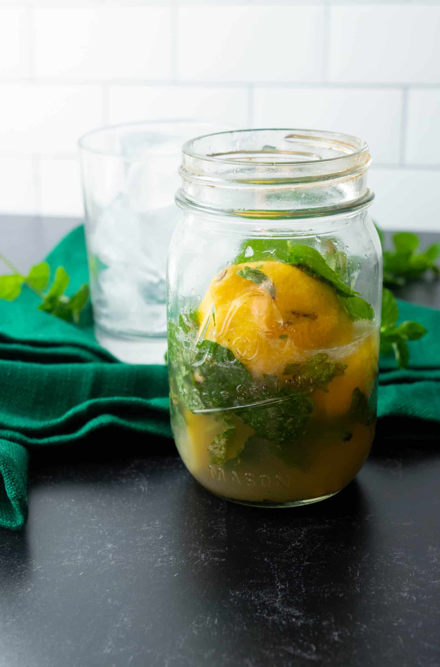 Gin Honey Bee with Lemon and Herb Infused Gin Jawns I Cooked