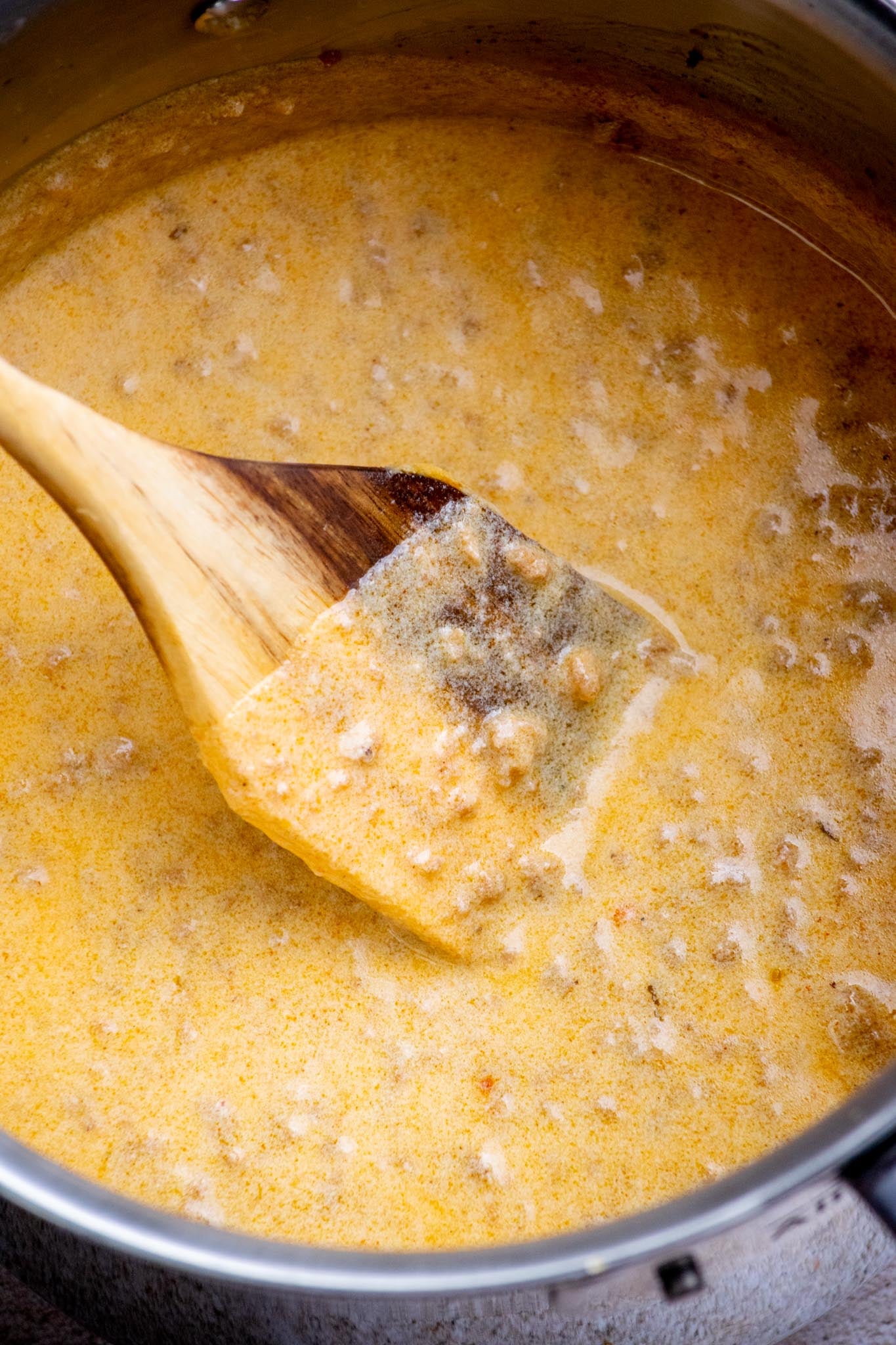 Cook over medium heat, stirring occasionally, until thickened, about 5–6 minutes.