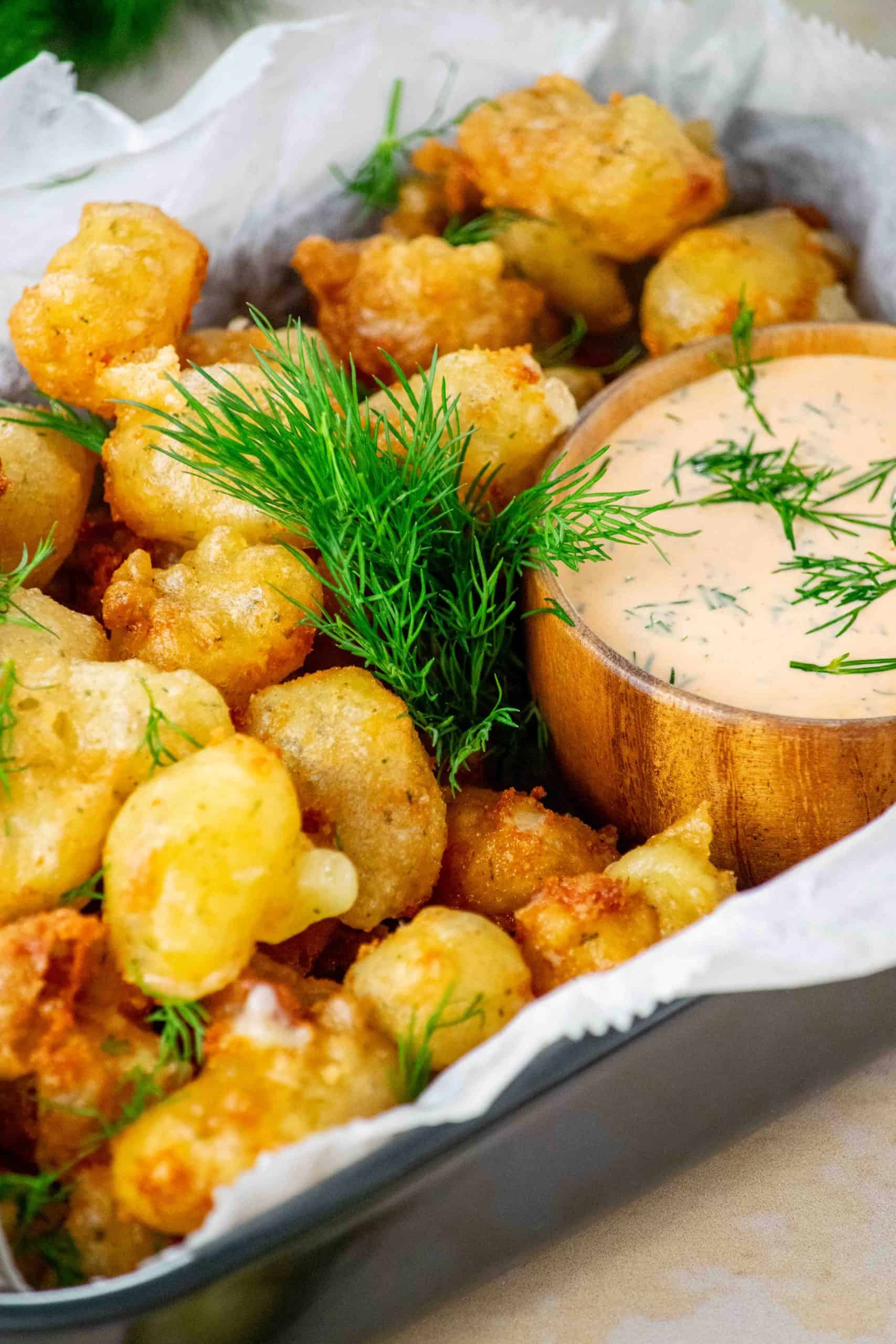 Homemade Deep Fried Pickle Beer Battered Cheese Curds Recipe