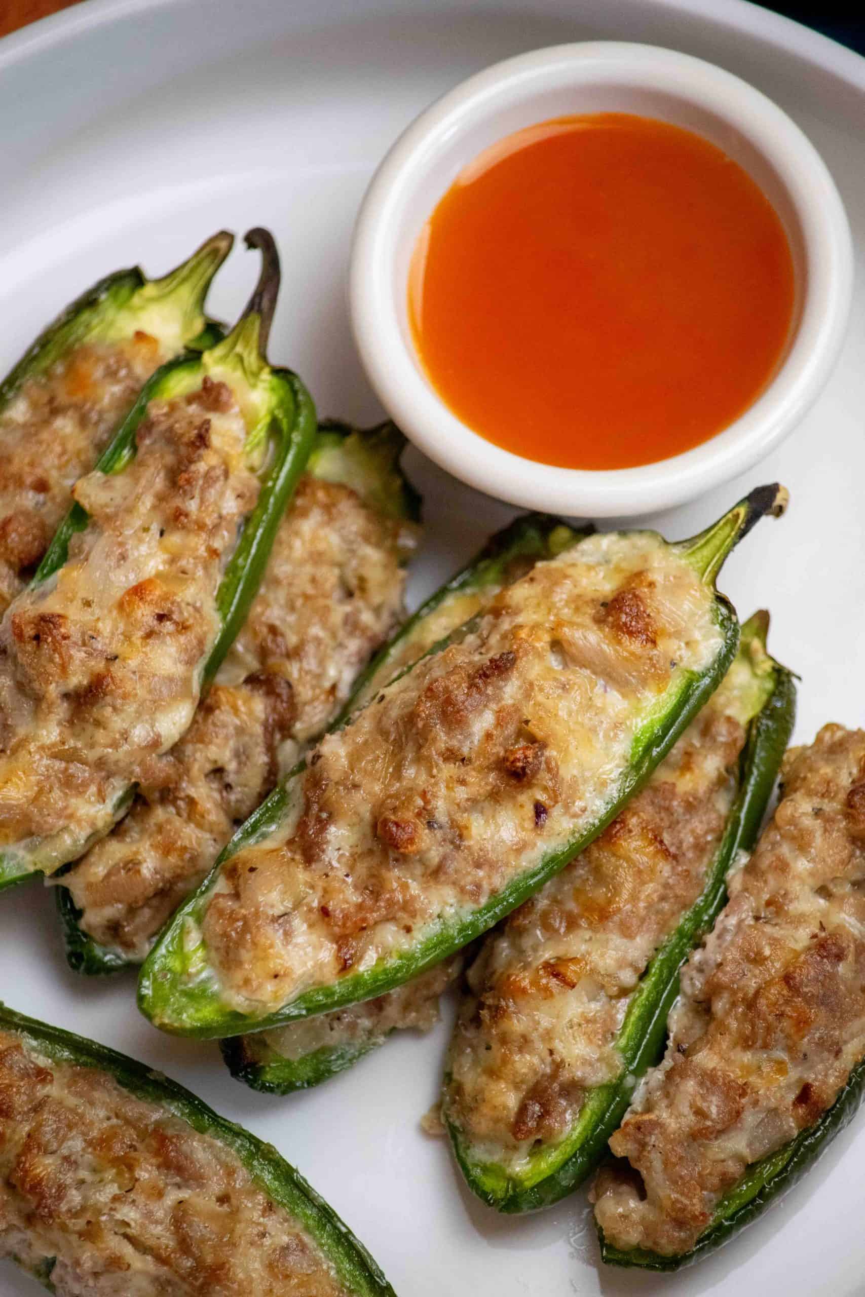 Cheese steak stuffed peppers