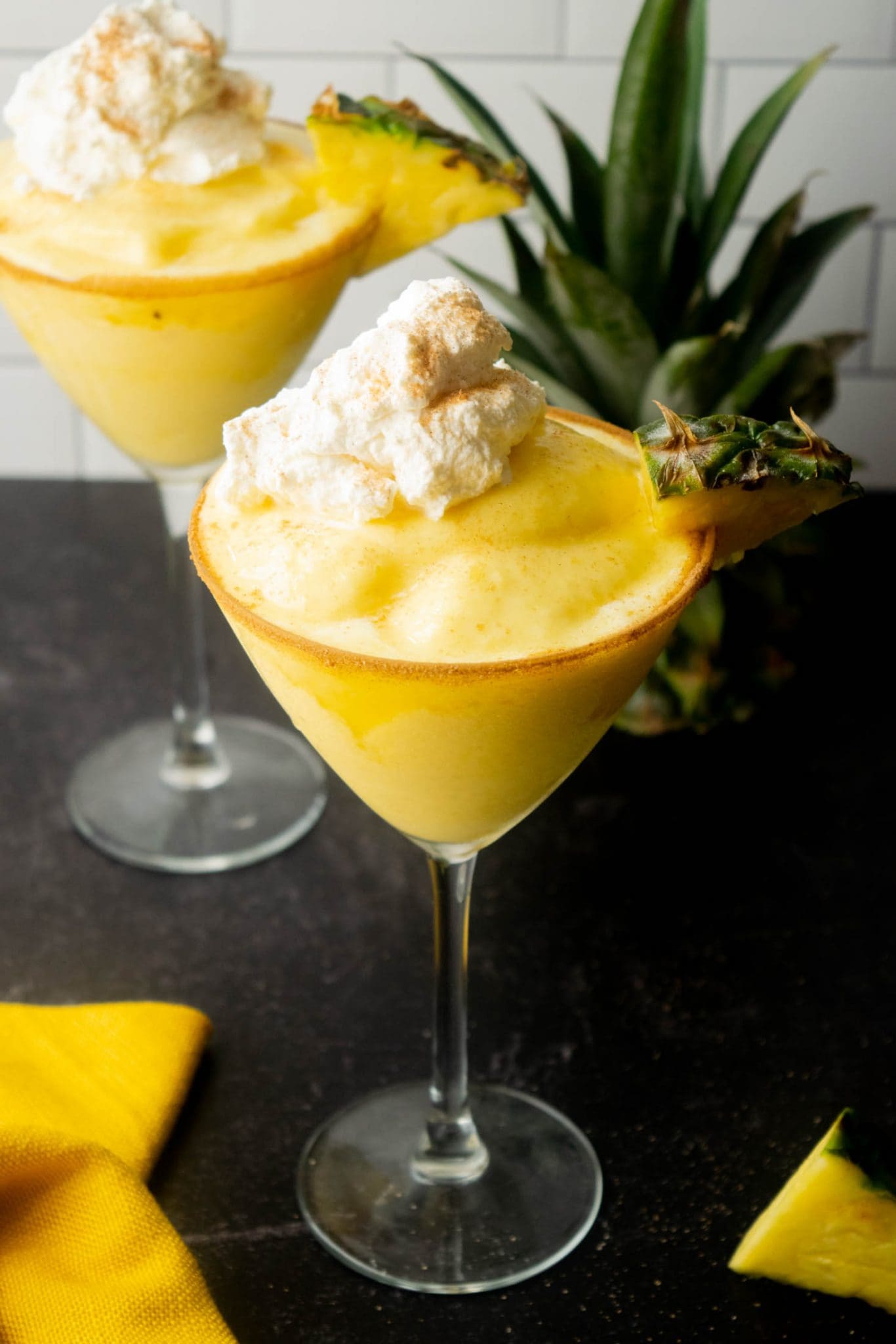 Cinnamon Dole Whip with Alcohol Jawns I Cooked