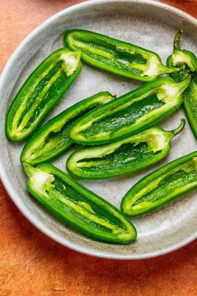 prep the jalapenos 