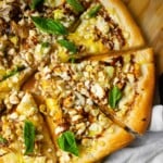 Corn, Squash and Goat Cheese Pizza