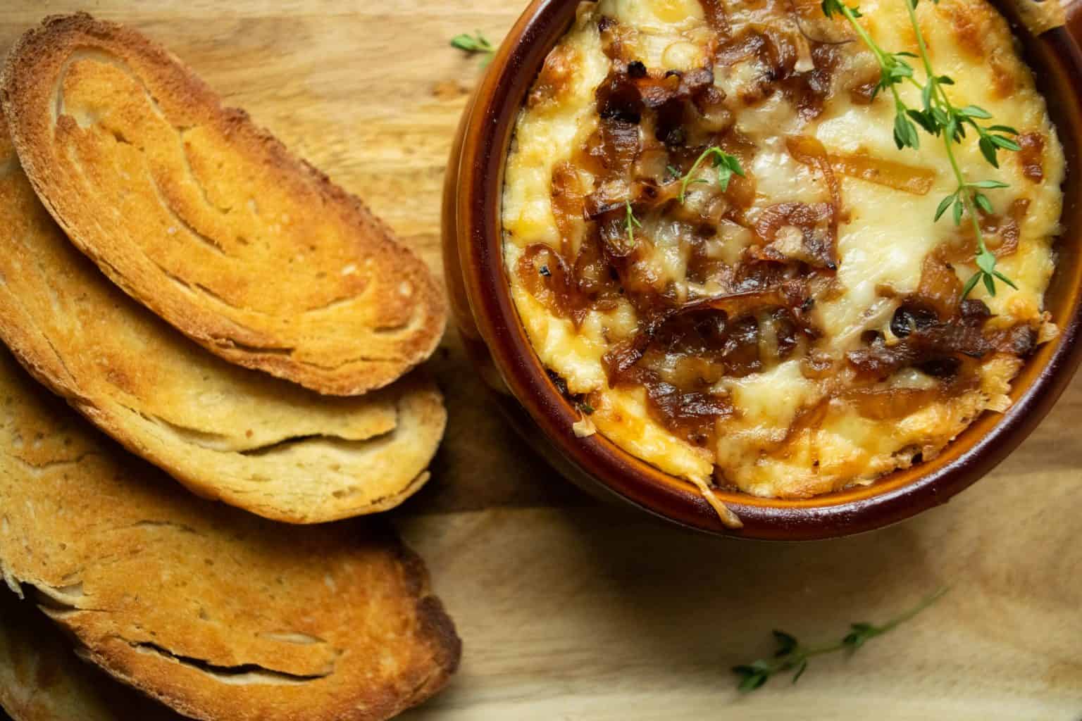 Hot & Cheesy French Onion Soup Dip Jawns I Cooked