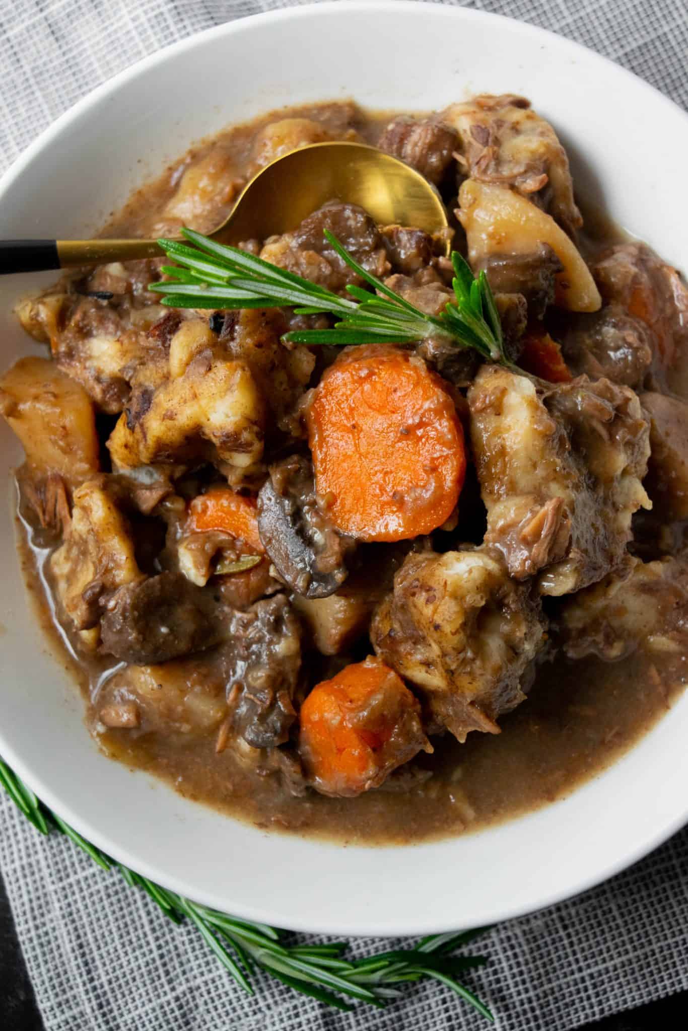 Crockpot Beef Stew with Dumplings Jawns I Cooked