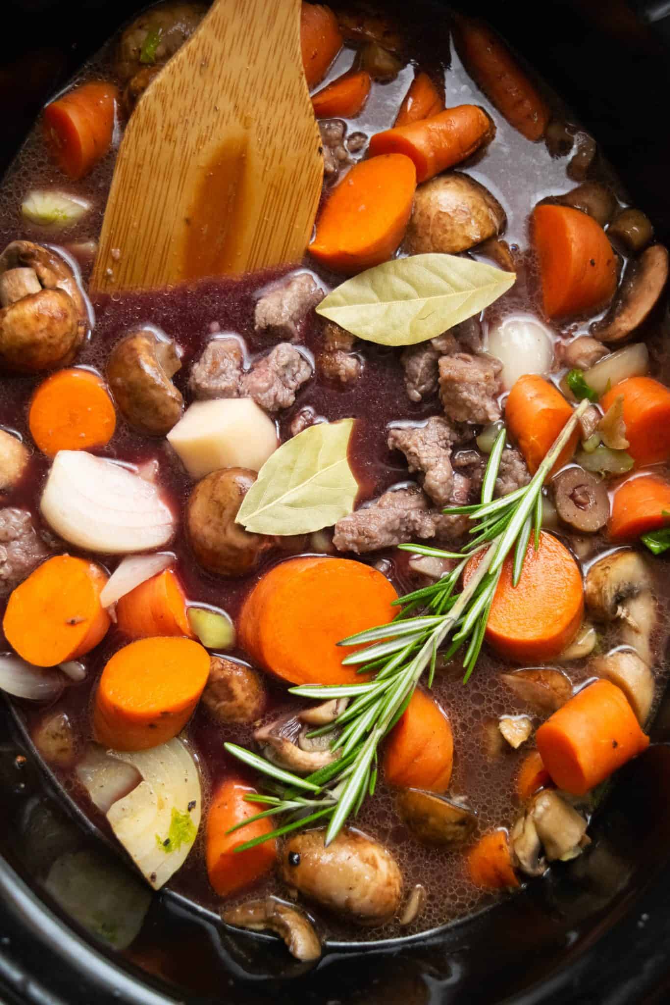 Slow Cooker Beef Stew and Dumplings Jawns I Cooked