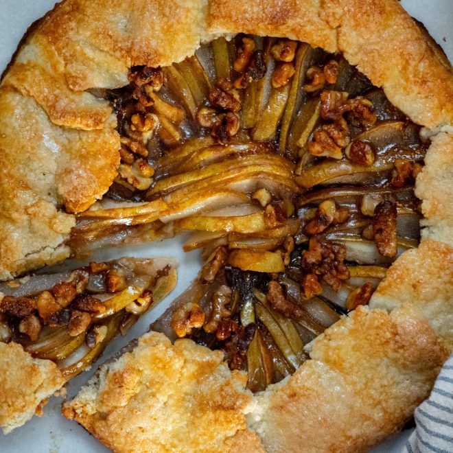 Pear and Fig Galette Jawns I Cooked