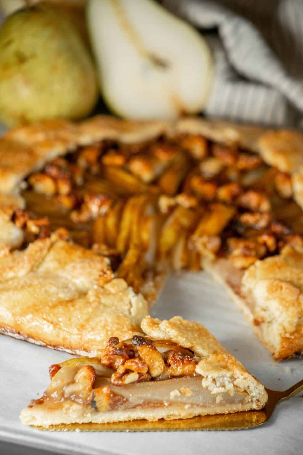 Pear and Fig Galette Jawns I Cooked