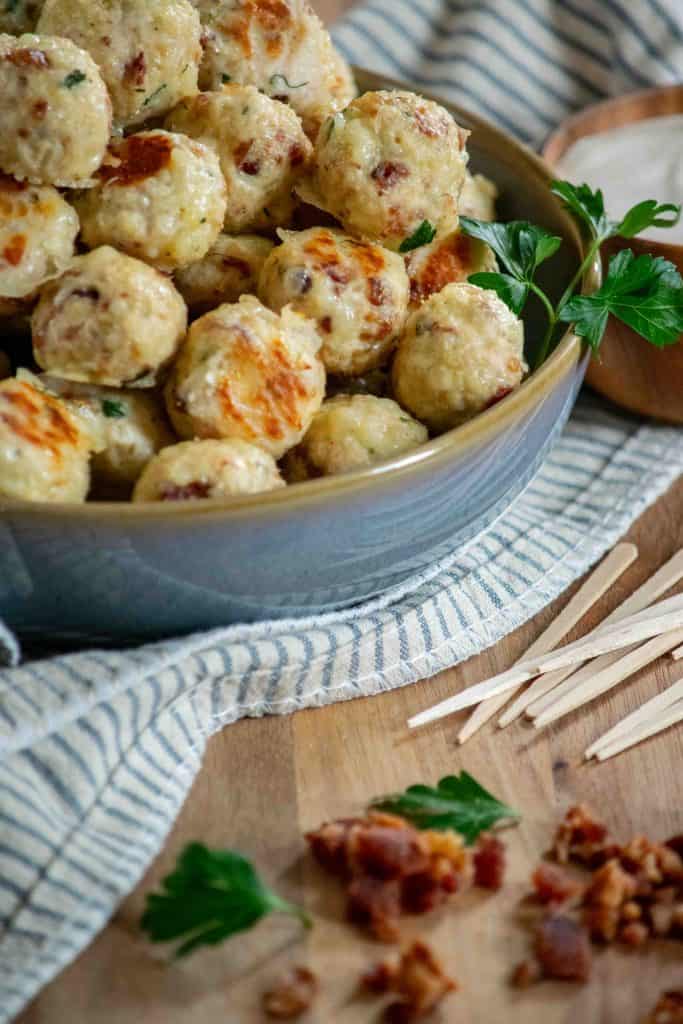 Ground chicken meatballs