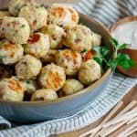 Baked Chicken Bacon Ranch Meatballs