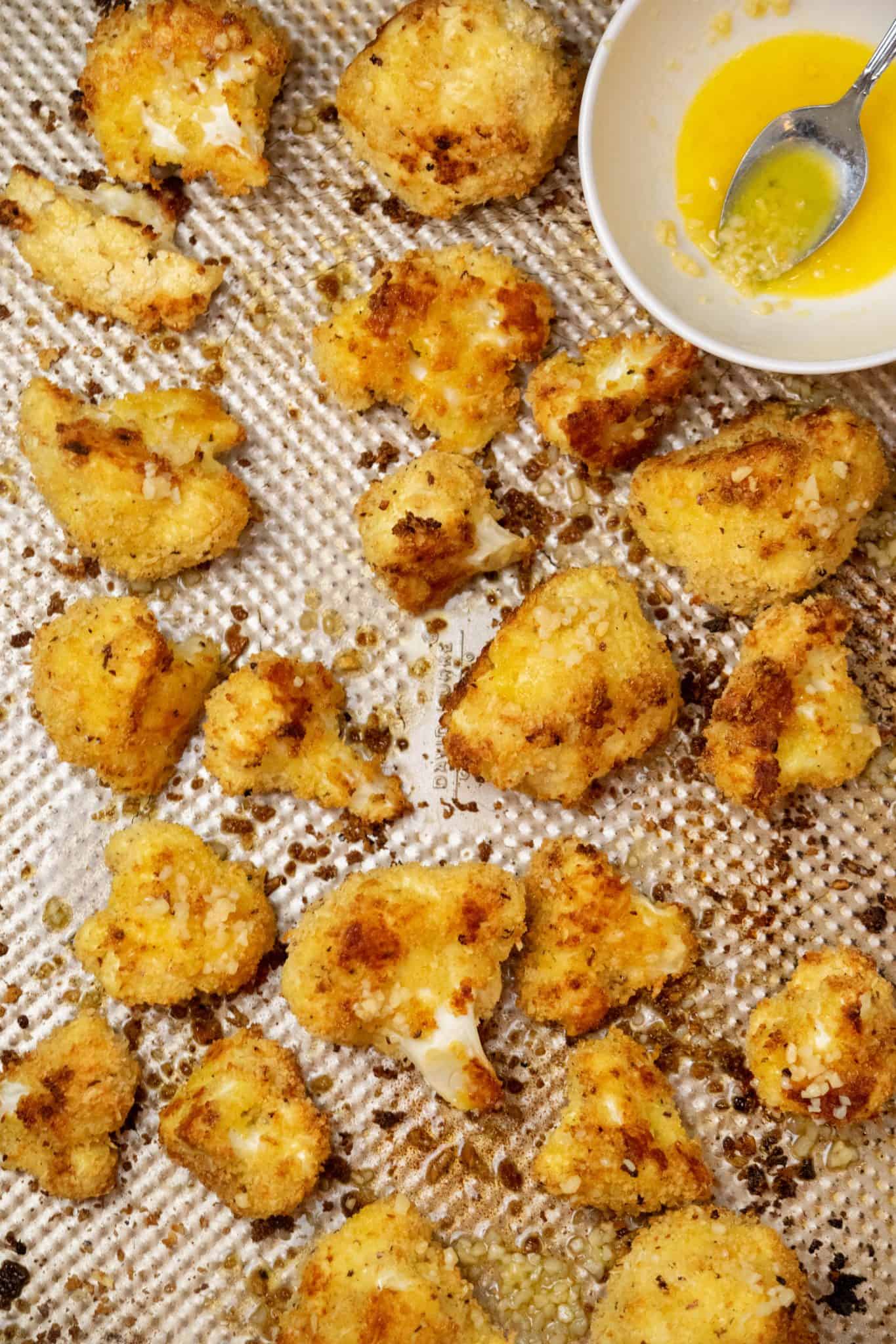 Baked Garlic Parmesan Breaded Cauliflower Recipe Jawns I Cooked