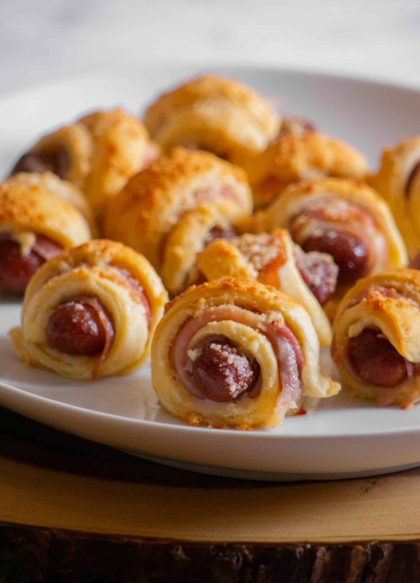 Garlic Parmesan Pigs in a Blanket with Prosciutto Jawns I Cooked