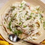 Fennel Apple Salad with Goat Cheese Dressing