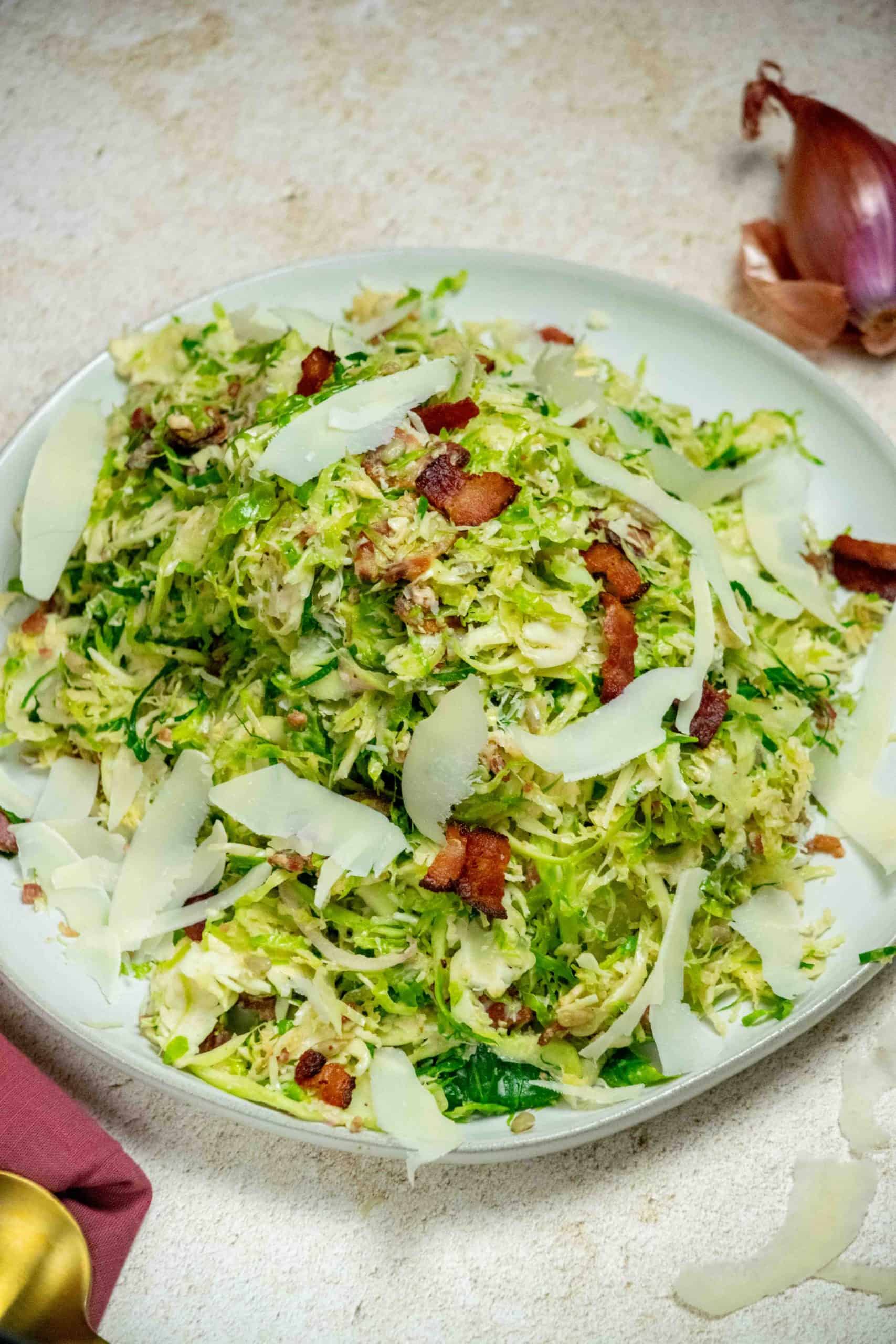 Shredded Brussels Sprout Salad Recipe