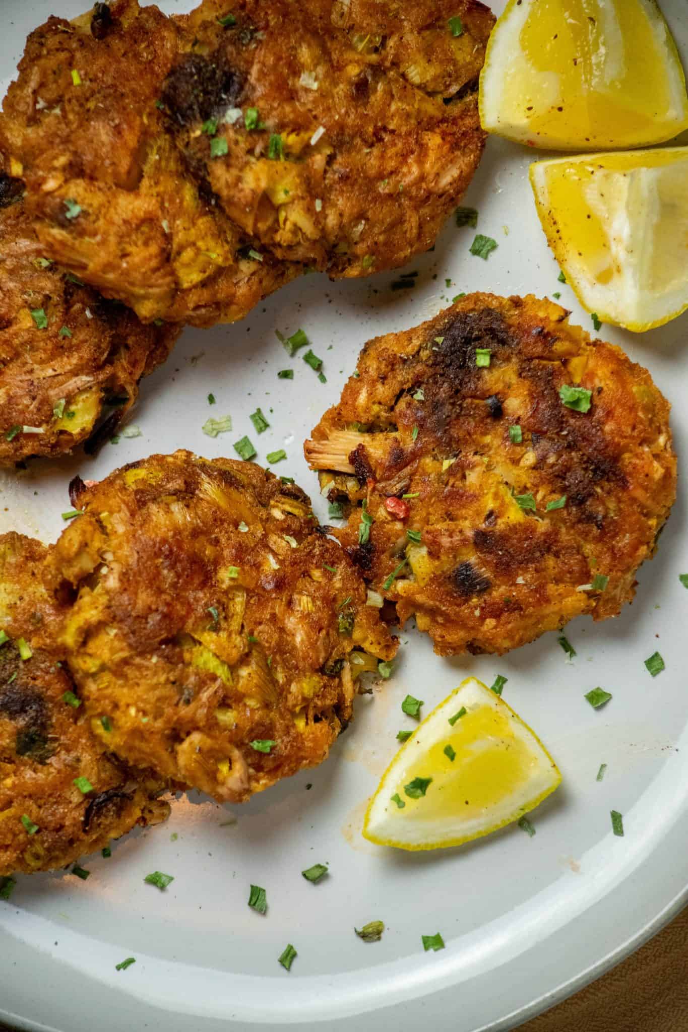 Easy Vegan Crab Cakes Recipe with Jackfruit Jawns I Cooked