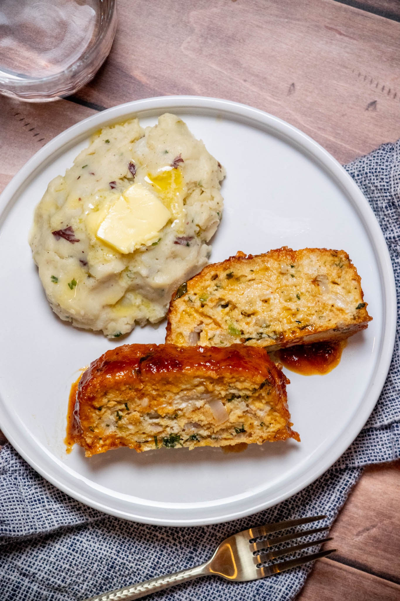 ground chicken loaf (chipotle cheddar)