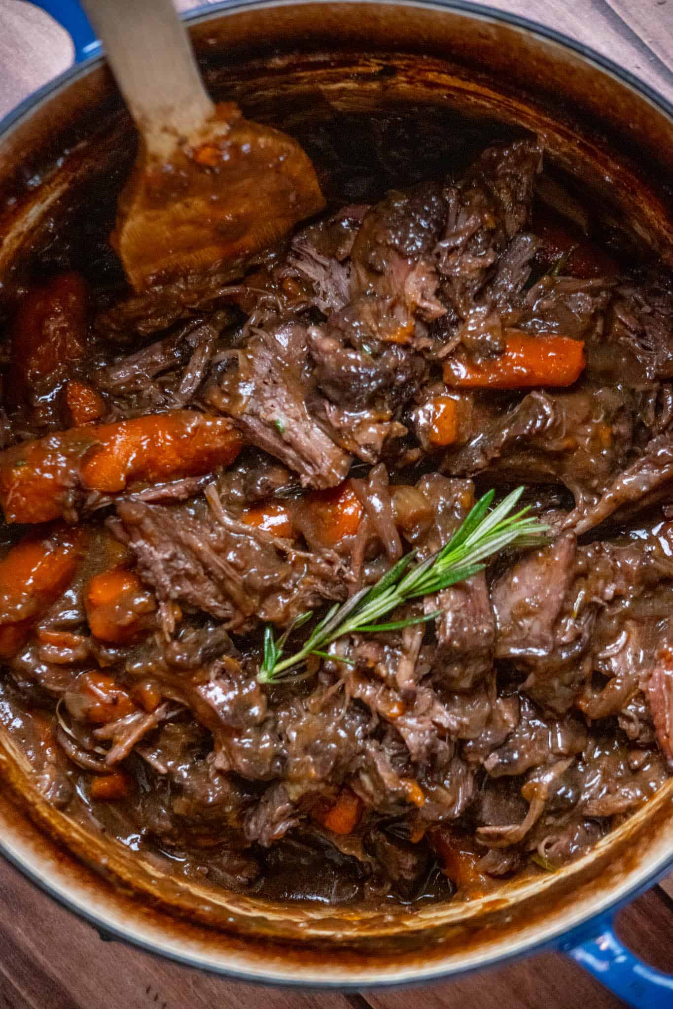 Dutch oven pot roast 