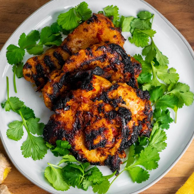 Easy Grilled Honey Harissa Chicken Thighs Recipe Jawns I Cooked