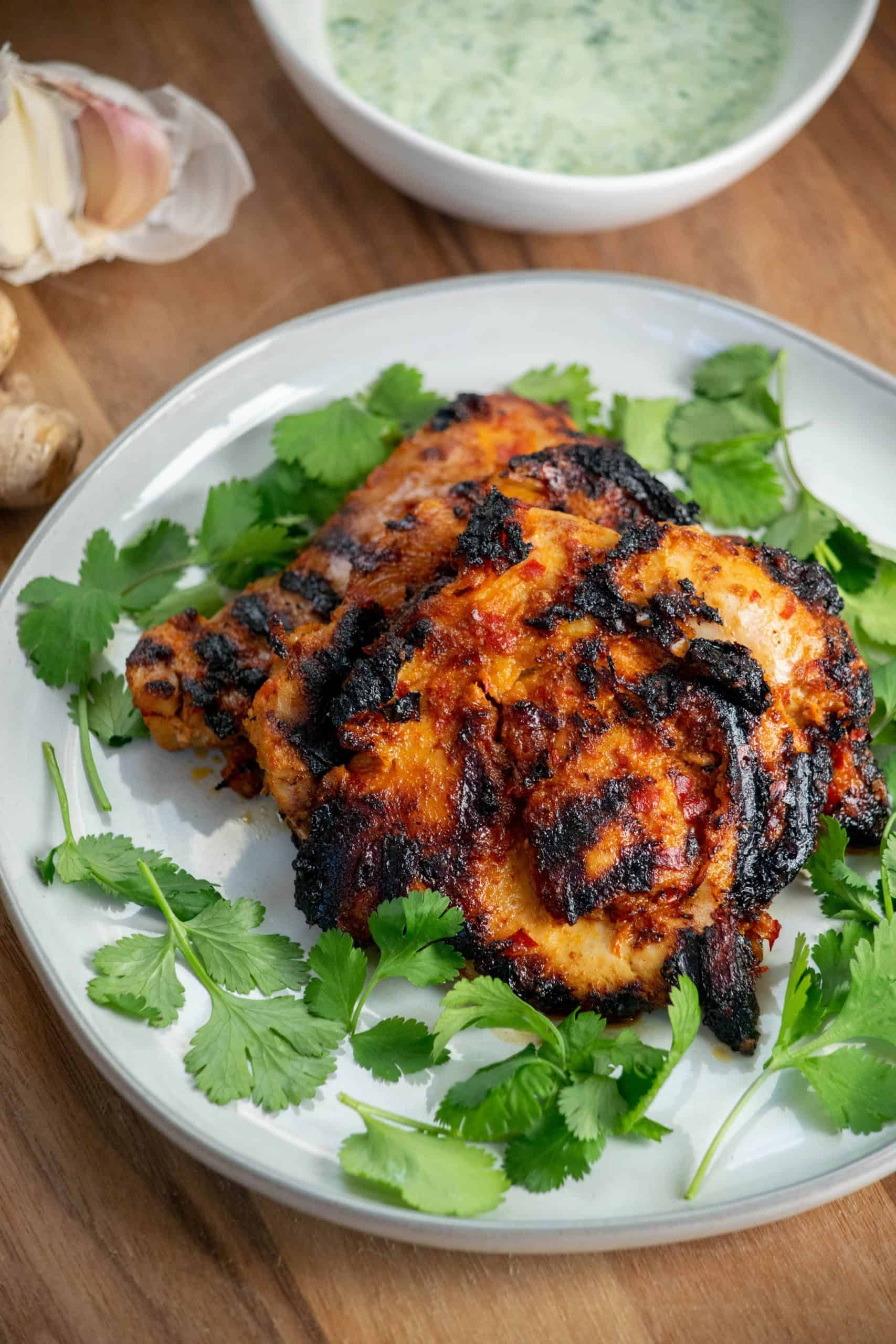 Easy Grilled Honey Harissa Chicken Thighs Recipe Jawns I Cooked