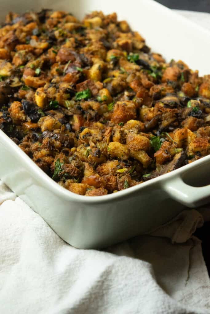 Cover the dish with foil, and bake for 20 minutes. Then remove the foil, and bake 25-30 minutes more, until well browned. 