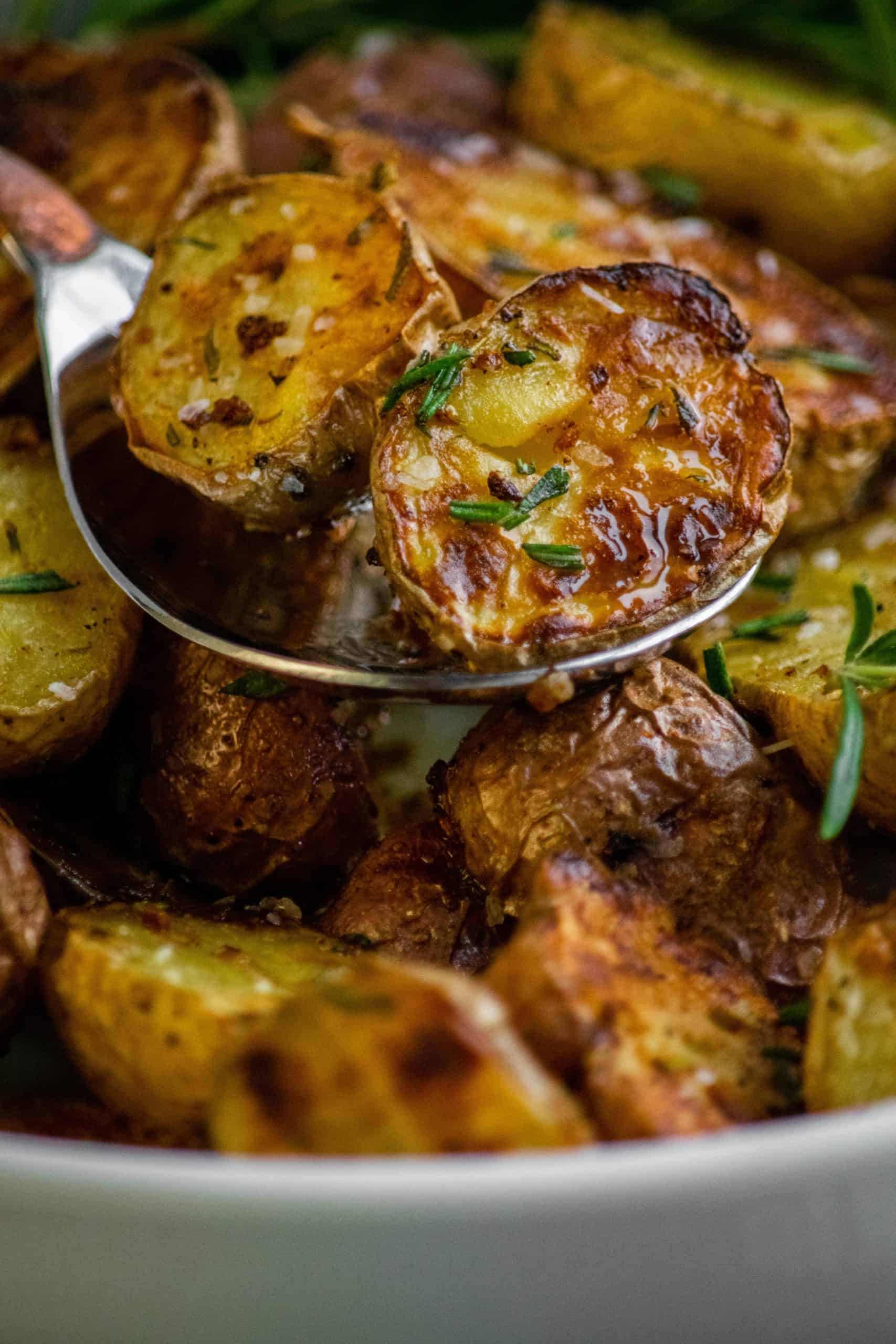 Rosemary Air Fryer Baby Potatoes Jawns I Cooked