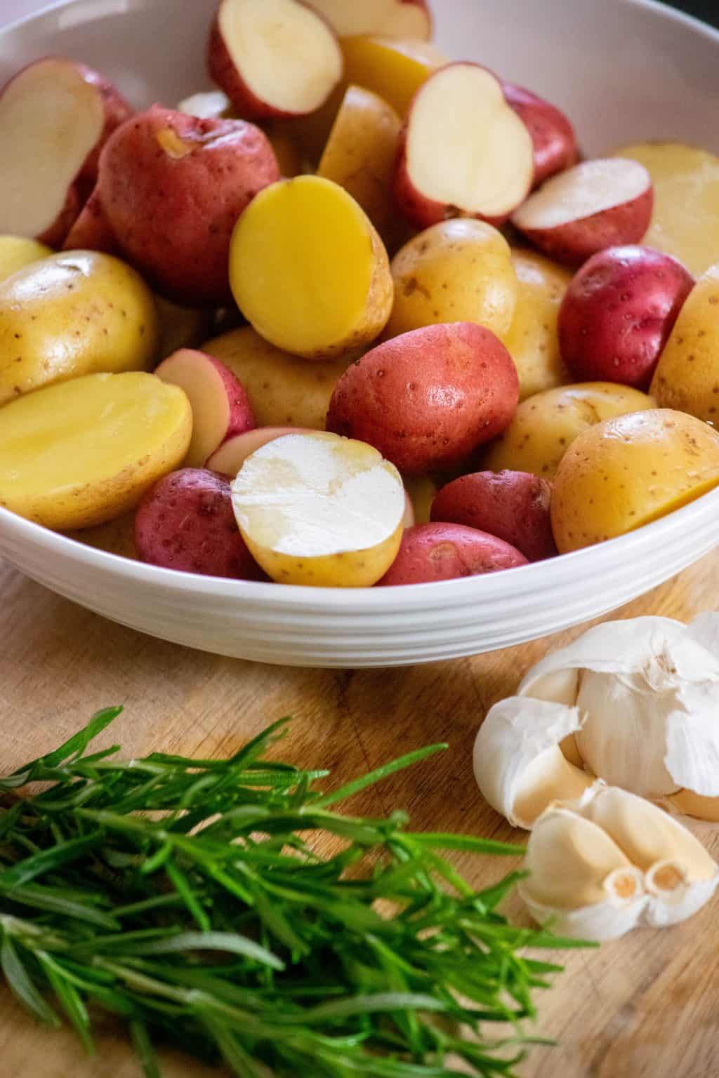 Rosemary Air Fryer Baby Potatoes Jawns I Cooked