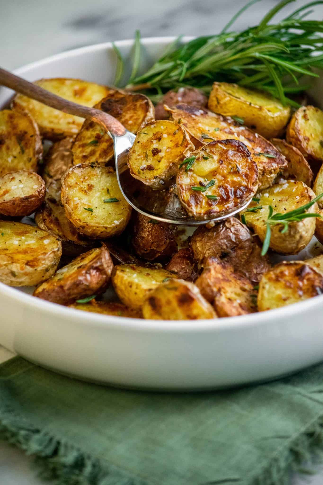 Rosemary Air Fryer Baby Potatoes Jawns I Cooked
