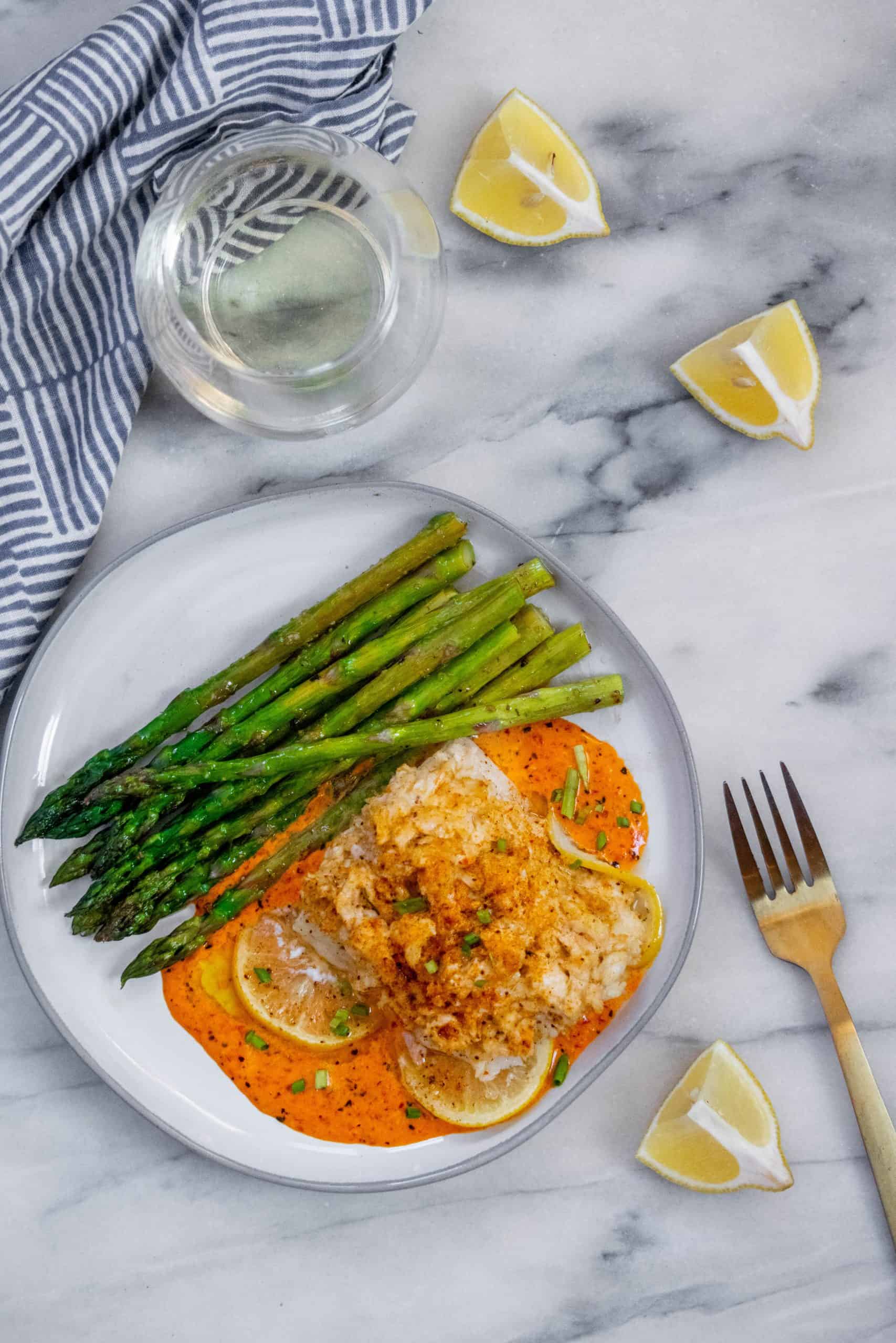 Oven Baked Cod with Crab Topping and Cream Sauce : Jawns I Cooked