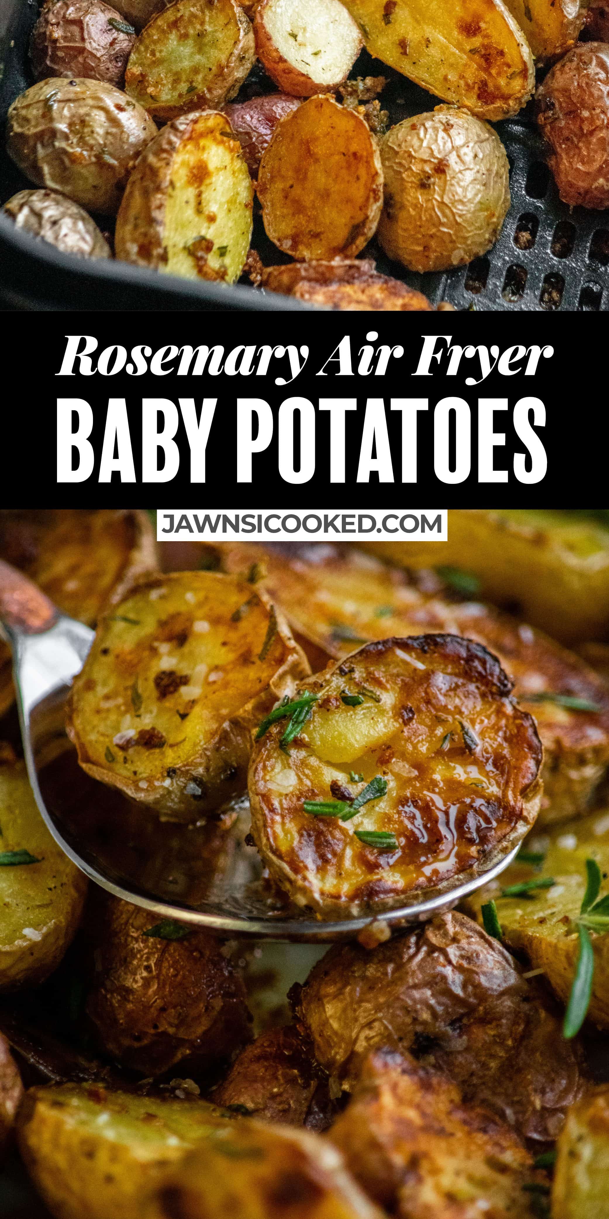 Rosemary Air Fryer Baby Potatoes Jawns I Cooked