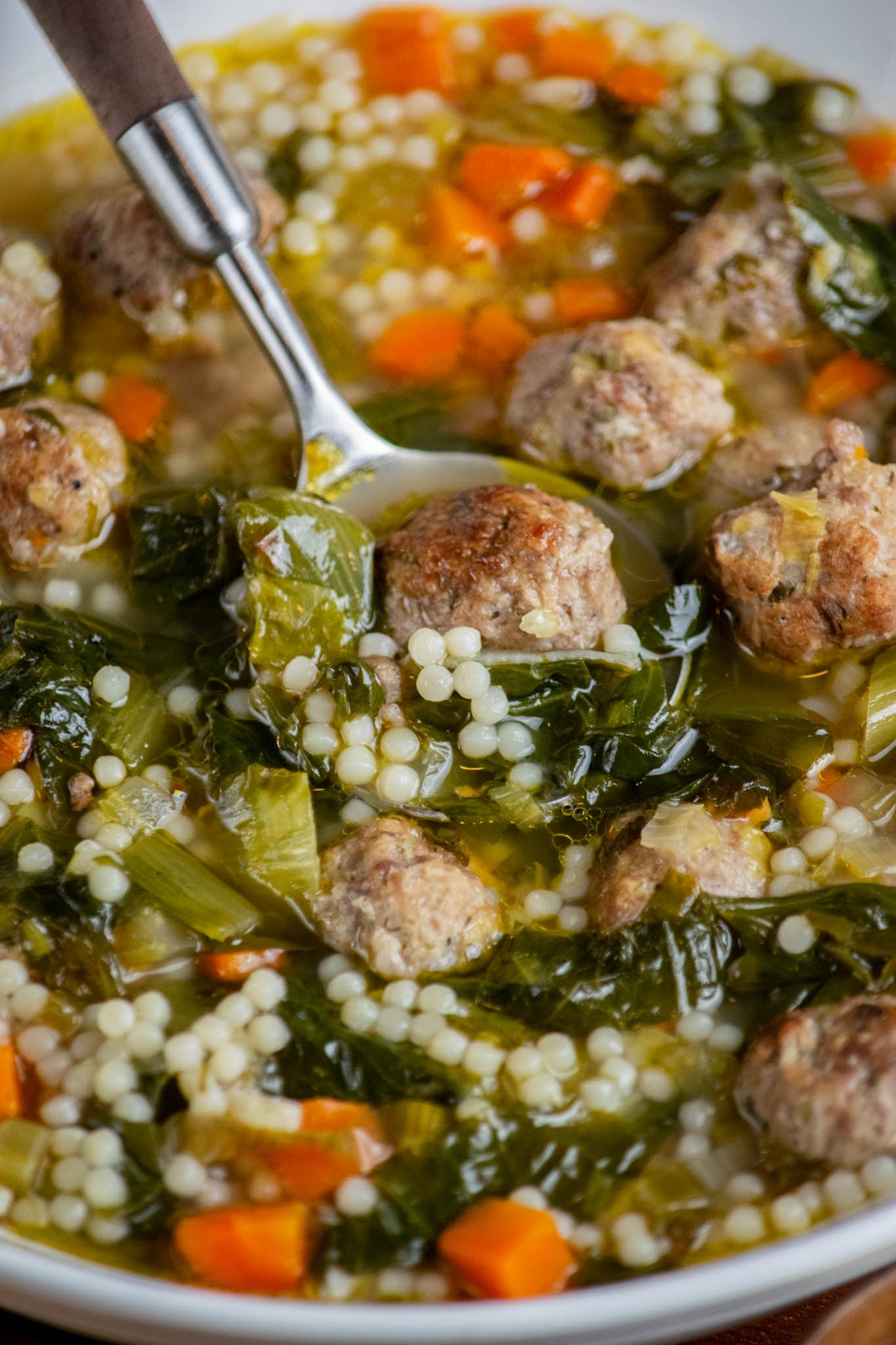 Italian Wedding Soup recipe with Leeks