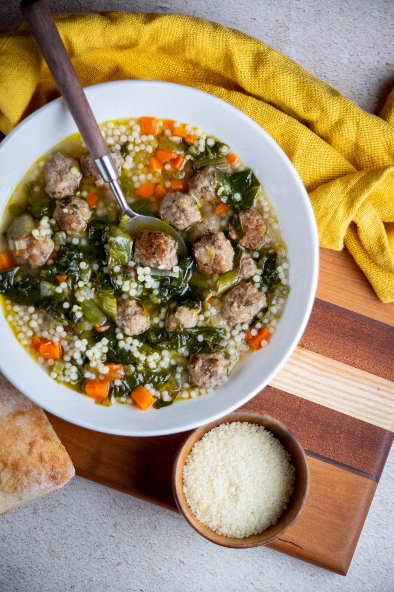 Italian Wedding Soup with Leeks