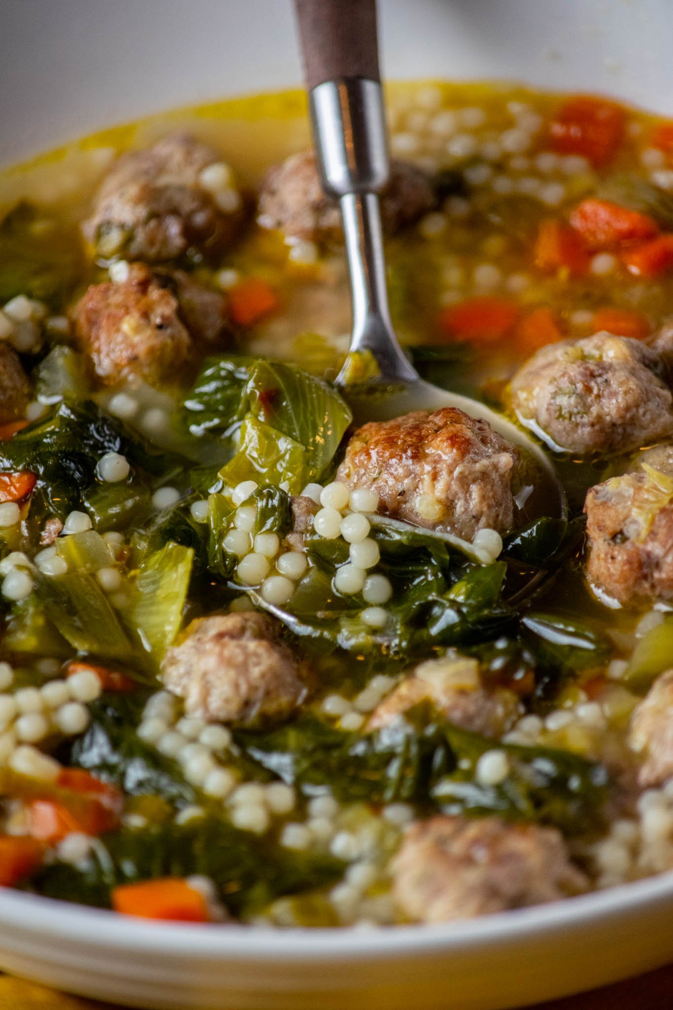 Italian Wedding Soup with Leeks