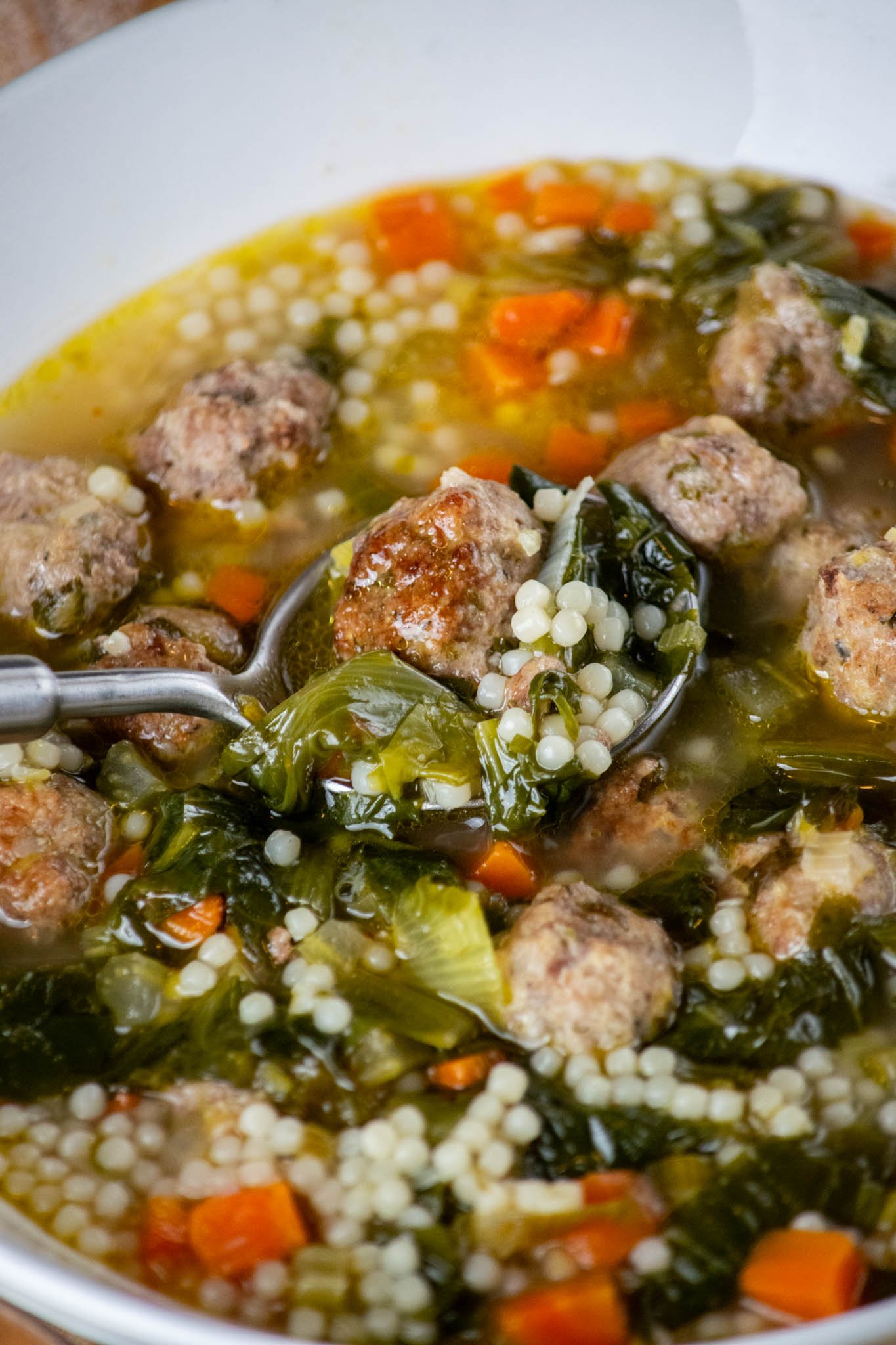 Italian Wedding Soup with Leeks