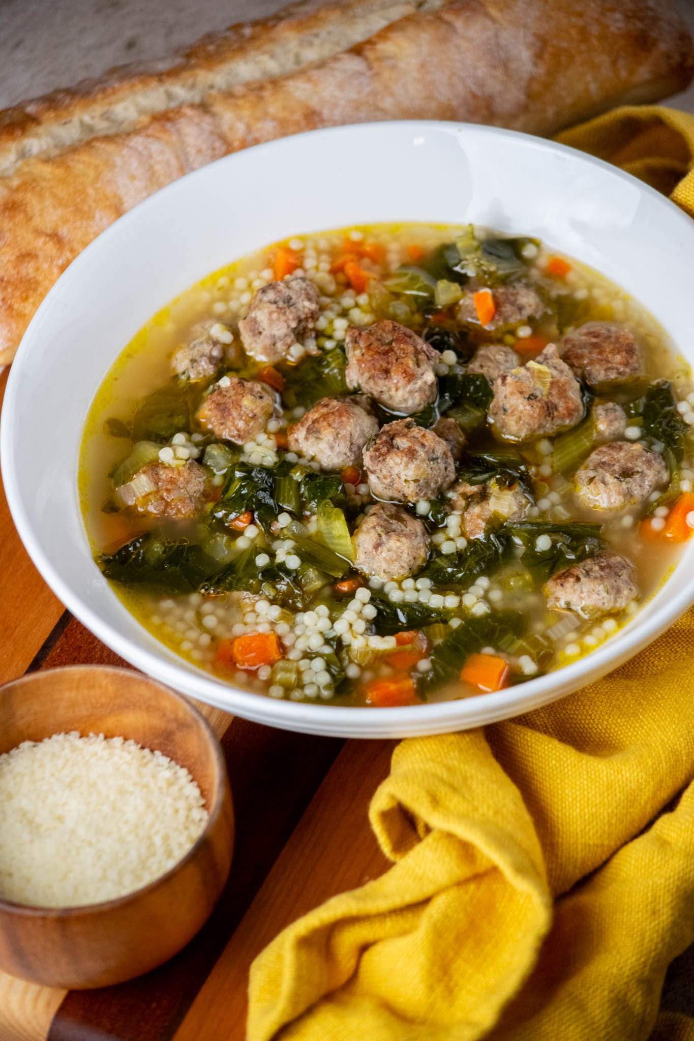 Italian Wedding Soup with Leeks