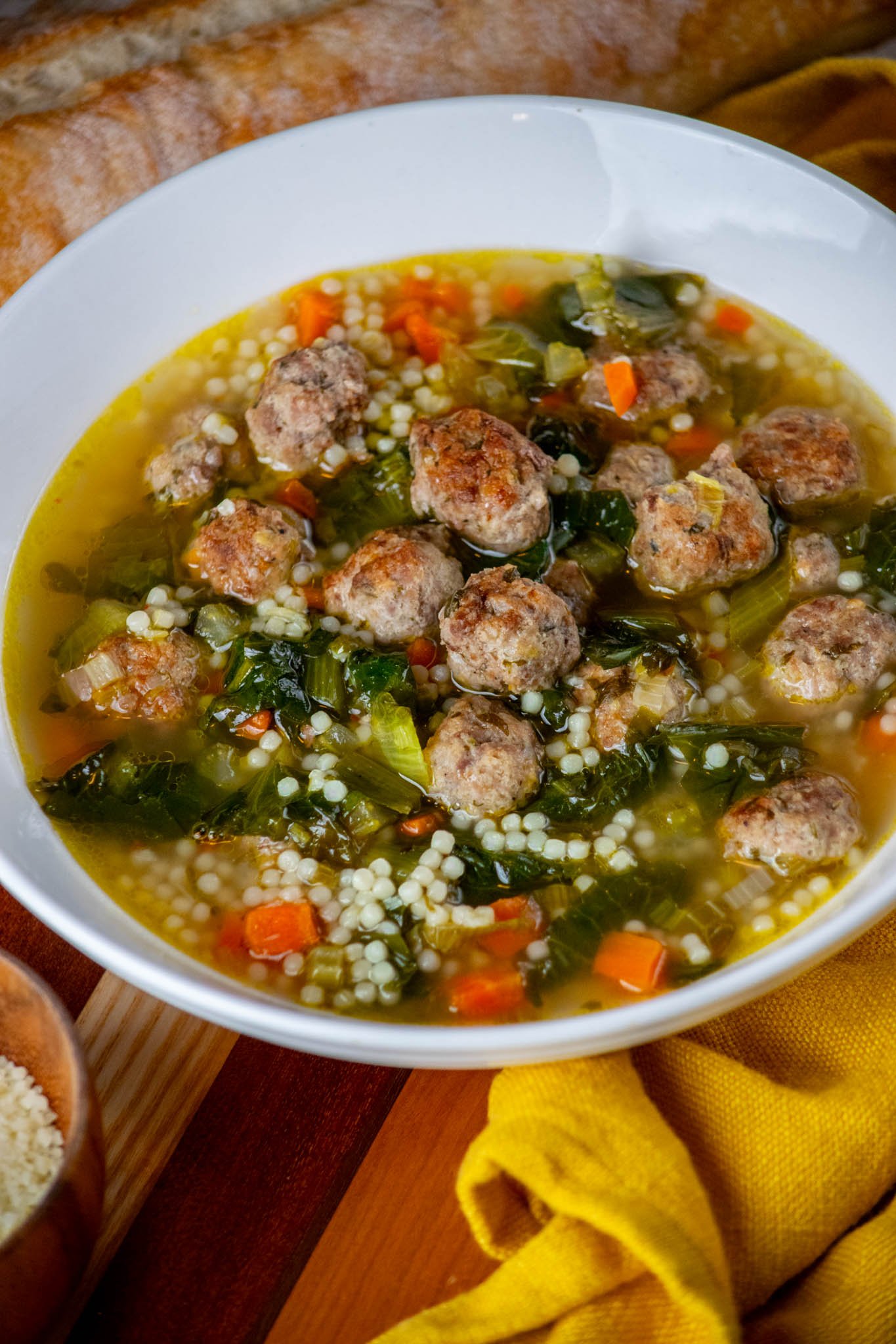 Italian Wedding Soup with Leeks