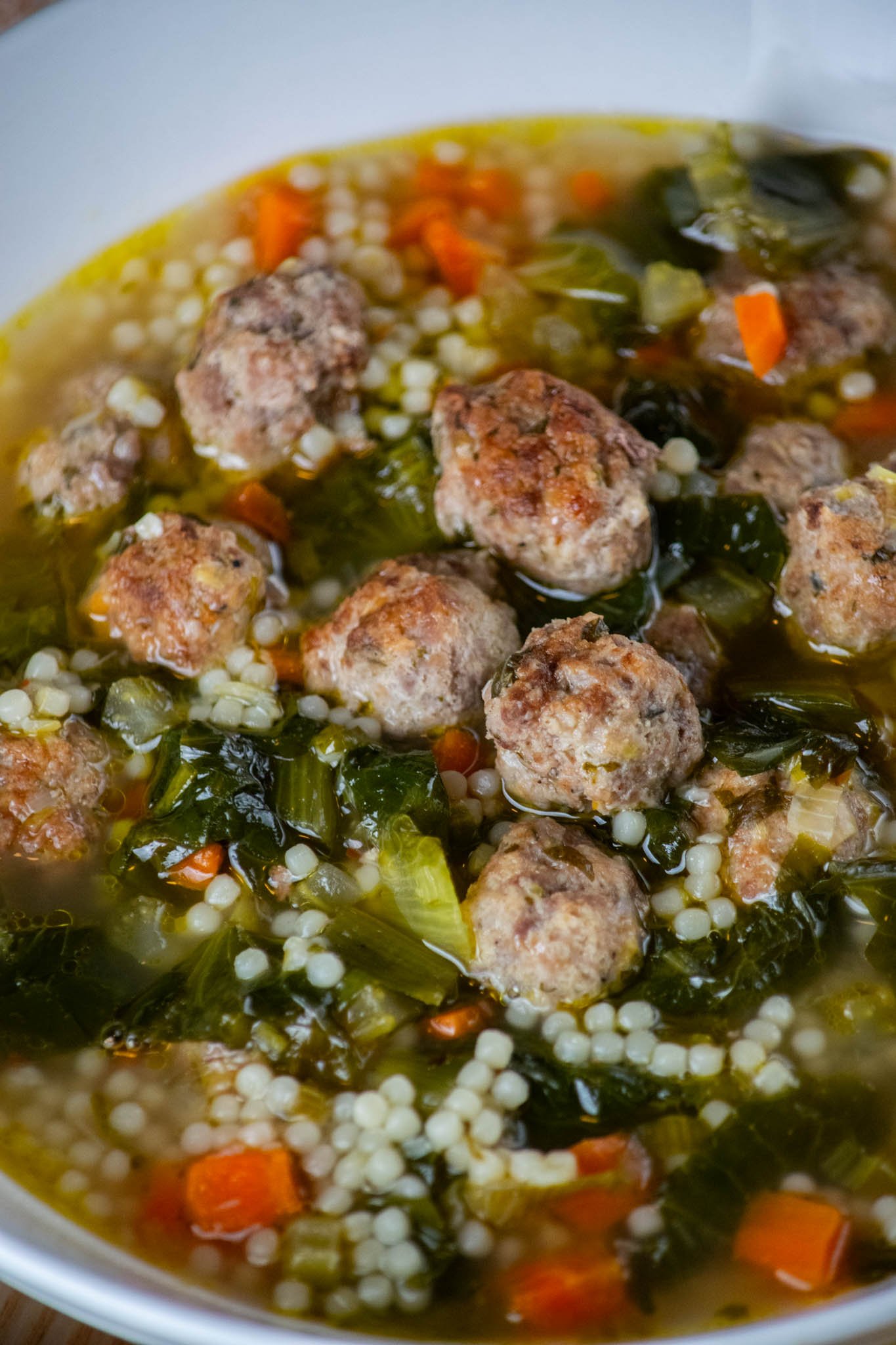 Italian Wedding Soup with Leeks