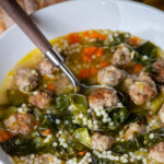 Italian Wedding Soup with Leeks