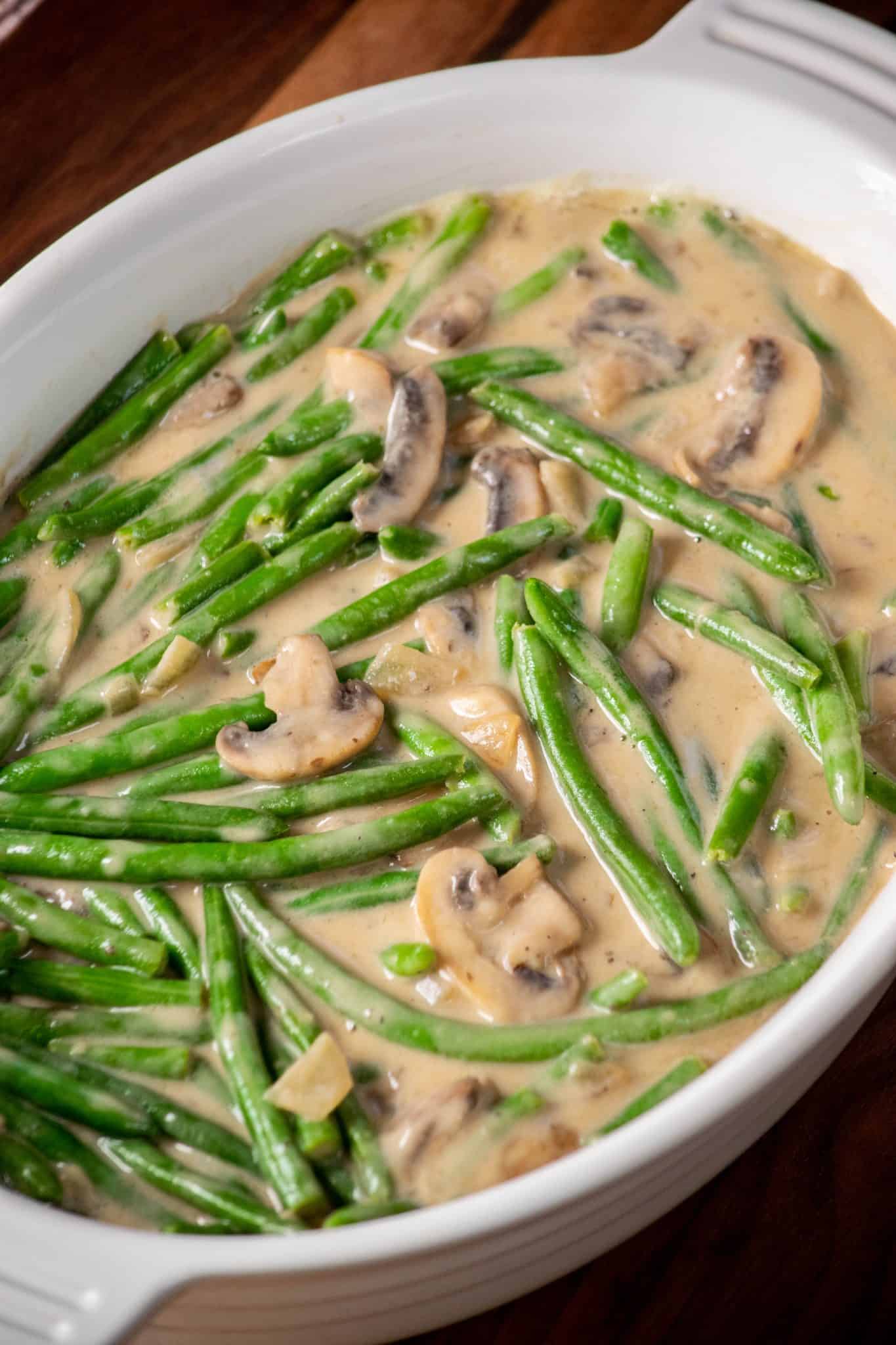 Make Ahead Green Bean Casserole Jawns I Cooked